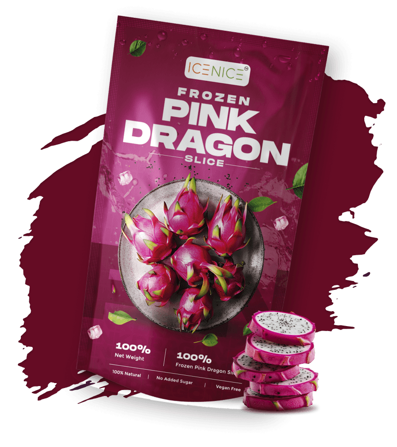 Frozen Pink Dragon Slice